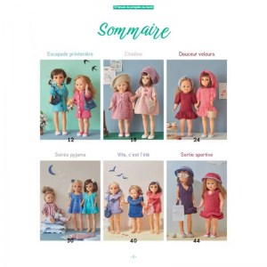 12 tenues de poupées au tricot & leurs accessoires - Editions de saxe