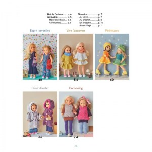 12 tenues de poupées au tricot & leurs accessoires - Editions de saxe