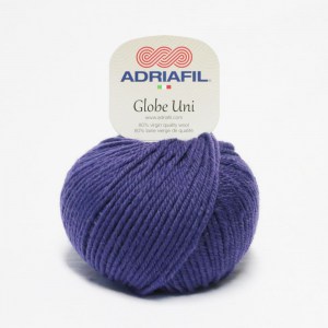 Adriafil Globe Uni - Pelote de 50 gr - 51 violet