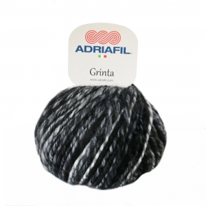 Adriafil Grinta - Pelote de 50 gr - 40 fantaisie grise