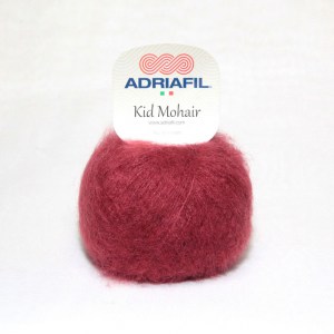 Adriafil Kid Mohair - Pelote de 25 gr - 18 bordeaux
