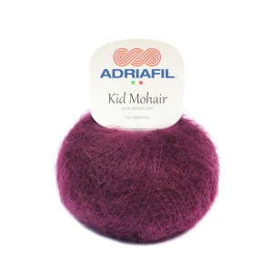 Adriafil Kid Mohair - Pelote de 25 gr - 26 amarante