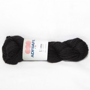 Adriafil Llama - Echeveau de 100 gr - 75 noir