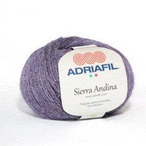 Adriafil Sierra Andina - Pelote de 50 gr - 20 prune mélangé