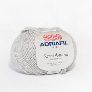 Adriafil Sierra Andina - Pelote de 50 gr - 35 gris clair
