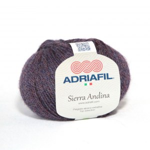 Adriafil Sierra Andina - Pelote de 50 gr - 96 violette foncé