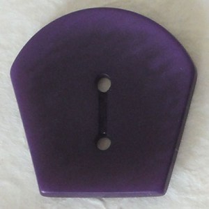 Bouton en forme de pétale 34 mm - Violet