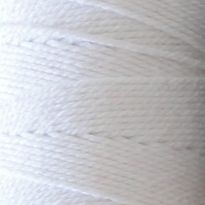Coton à macramé 0,5 mm - Bobine de 50 gr - Coloris Blanc
