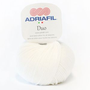 Adriafil Duo Comfort - Pelote de 50 gr - 68  Blanc