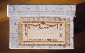 Boîte de rangement à l\'ancienne modèle Fournitures - Sajou