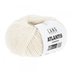 Lang Yarns Atlantis - Pelote de 50 gr - Coloris 0002 Blanc Cassé