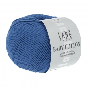 Lang Yarns Baby Cotton - Pelote de 50 gr - Coloris 0006 Bleu