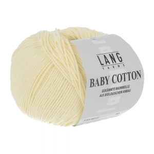 Lang Yarns Baby Cotton - Pelote de 50 gr - Coloris 0013 Citron