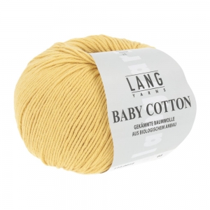 Lang Yarns Baby Cotton - Pelote de 50 gr - Coloris 0014 Jaune