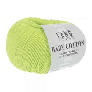Lang Yarns Baby Cotton - Pelote de 50 gr - Coloris 0016 Vert Clair