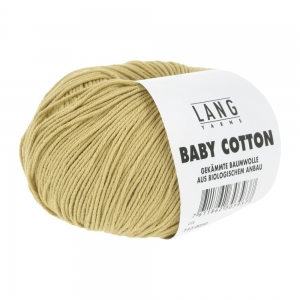 Lang Yarns Baby Cotton - Pelote de 50 gr - Coloris 0050 Viel Or