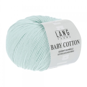 Lang Yarns Baby Cotton - Pelote de 50 gr - Coloris 0058 Menthe Clair