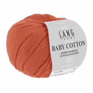 Lang Yarns Baby Cotton - Pelote de 50 gr - Coloris 0059 Orange
