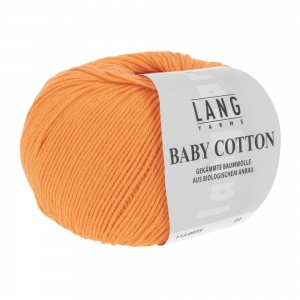 Lang Yarns Baby Cotton - Pelote de 50 gr - Coloris 0075 Pêche