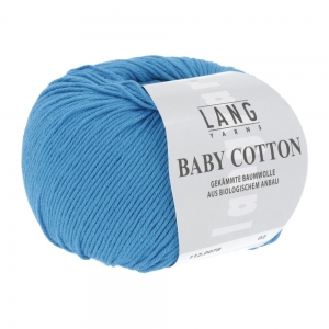 Lang Yarns Baby Cotton - Pelote de 50 gr - Coloris 0078 Turquoise Foncé