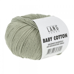 Lang Yarns Baby Cotton - Pelote de 50 gr - Coloris 0091 Vert Pastel