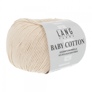 Lang Yarns Baby Cotton - Pelote de 50 gr - Coloris 0096 Sable