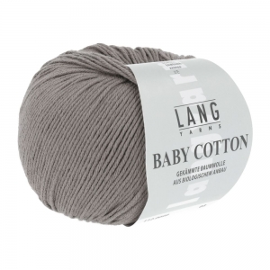 Lang Yarns Baby Cotton - Pelote de 50 gr - Coloris 0099 Boue