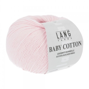 Lang Yarns Baby Cotton - Pelote de 50 gr - Coloris 0109 Rose Clair