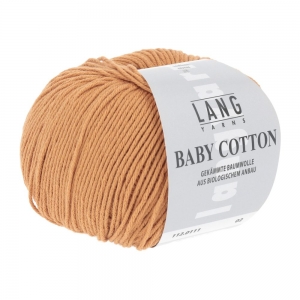 Lang Yarns Baby Cotton - Pelote de 50 gr - Coloris 0111 Cognac