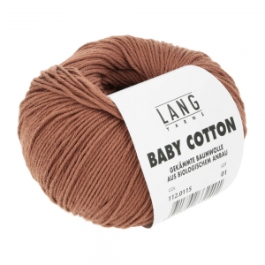 Lang Yarns Baby Cotton - Pelote de 50 gr - Coloris 0115 Nougat