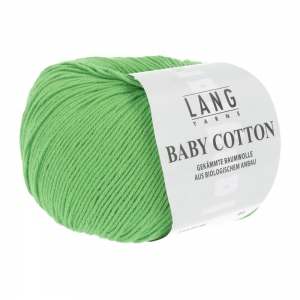 Lang Yarns Baby Cotton - Pelote de 50 gr - Coloris 0116 Vert Clair