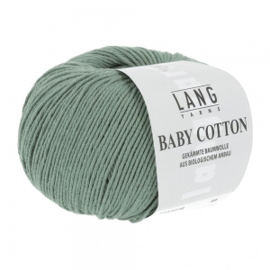 Lang Yarns Baby Cotton - Pelote de 50 gr - Coloris 0118 Sauge