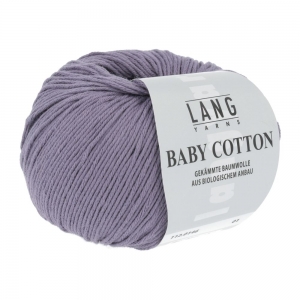 Lang Yarns Baby Cotton - Pelote de 50 gr - Coloris 0146 Lilas