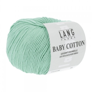 Lang Yarns Baby Cotton - Pelote de 50 gr - Coloris 0158 Menthe