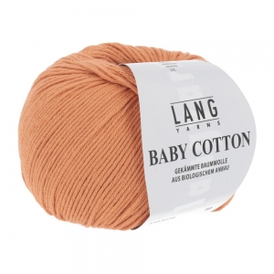Lang Yarns Baby Cotton - Pelote de 50 gr - Coloris 0175 Terracotta