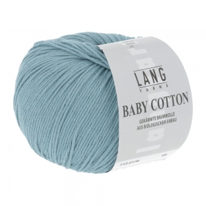 Lang Yarns Baby Cotton - Pelote de 50 gr - Coloris 0178 Turquise Foncé