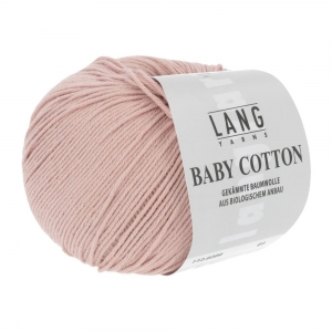 Lang Yarns Baby Cotton - Pelote de 50 gr - Coloris 0209 Rose Foncé