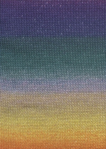 Lang Yarns Baby Cotton Color - Pelote de 50 gr - Coloris 0057 Arc En Ciel