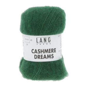 Lang Yarns Cashmere Dreams - Pelote de 25 gr - Coloris 0018 Vert Foncé