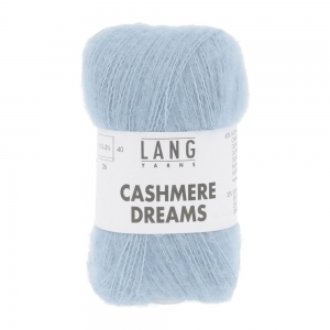 Lang Yarns Cashmere Dreams - Pelote de 25 gr - Coloris 0021 Bleu Clair