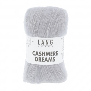 Lang Yarns Cashmere Dreams - Pelote de 25 gr - Coloris 0023 Gris Clair Mélange