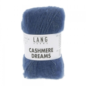 Lang Yarns Cashmere Dreams - Pelote de 25 gr - Coloris 0034 Jeans Foncé
