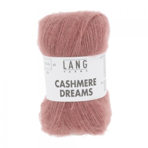Lang Yarns Cashmere Dreams - Pelote de 25 gr - Coloris 0048 Bois De Rose