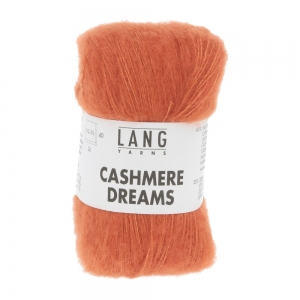 Lang Yarns Cashmere Dreams - Pelote de 25 gr - Coloris 0059 Citrouille