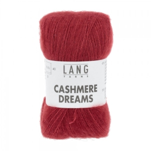 Lang Yarns Cashmere Dreams - Pelote de 25 gr - Coloris 0060 Rouge