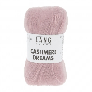 Lang Yarns Cashmere Dreams - Pelote de 25 gr - Coloris 0109 Quartz Rose