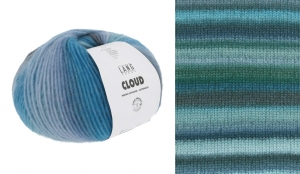 Lang Yarns Cloud - Pelote de 100 gr - Coloris 0011 Bleu/Turquoise