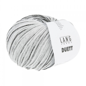 Lang Yarns Duett - Pelote de 50 gr - Coloris 0002 Blanc/Noir