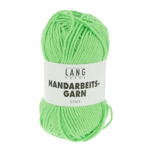 Lang Yarns Handarbeitsgarn 12/12 - Pelote de 50 gr - Coloris 0817 Vert Brillant