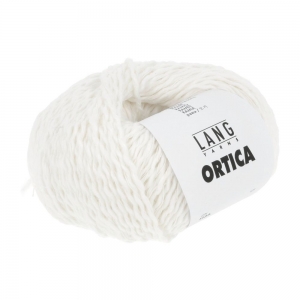 Lang Yarns Ortica - Pelote de 50 gr - Coloris 0001 Blanc